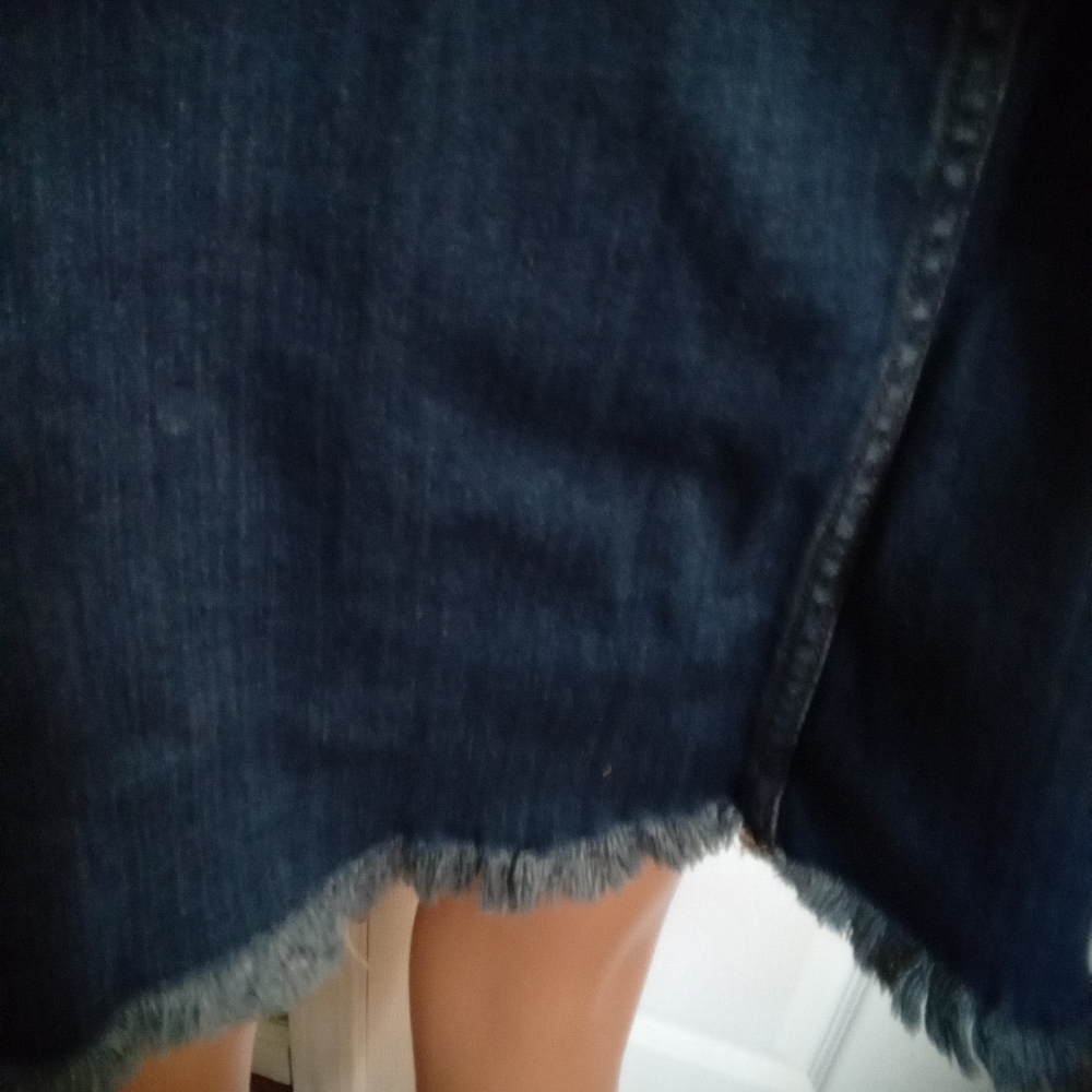 Cello Jeans Size L Denim Button Down Mini Skirt - Picture 4 of 5